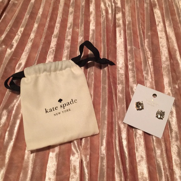 kate spade Jewelry - Brand New Crystal Gem Kate Spade Post Earrings